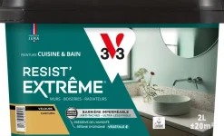 Peinture cuisine et bain Resist Extrême Curcuma Velours 2L