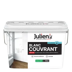 Peinture intérieure Blanc Couvrant satin base white 5L