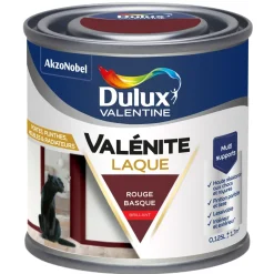 Peinture laque acrylique Valénite Rouge Basque Brill 125ml