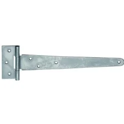 Penture anglaise acier brut zinguée 294/40x90x2,5 mm