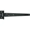 Penture anglaise acier noir 294/40x90x2,5 mm