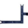 Penture équerre bout queue de carpe haut noir 250x300 mm