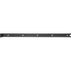 Penture queue de carpe zinguée noire 700/5 Ø14 mm