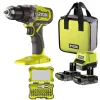 Perceuse-visseuse à percussion 18V + 2 batteries RYOBI