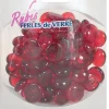 Perles de verre décoration aquarium rubis 390g