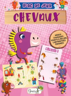 Petit bloc jeux chevaux