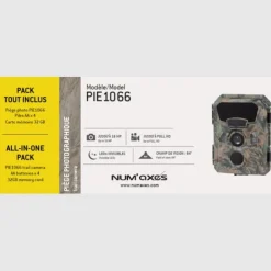 Piège photographique PIE1066 pack (4 piles + 1 carte 32 GB)