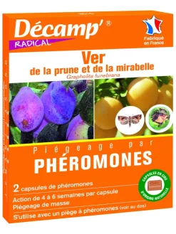 Piège à phéromone contre de ver de la prune/mirabelle (x2)