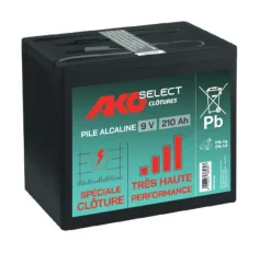 Pile alcaline AKO Select 9V 210Ah