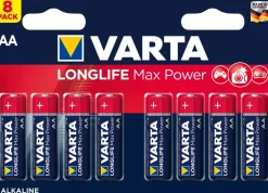 Pile alcaline longlife max POWER LR06/AA (x8)