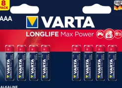 Pile alcaline longlife max POWER LR03/AAA (x8)