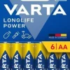 Pile Longlife Power AA - LR06 (x6) VARTA