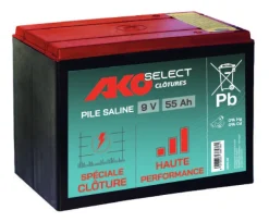 Pile saline AKO Select 9V 55Ah