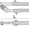 Pince multiprise double cannelure 180 mm UNIOR