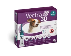 Pipette antiparasitaire chien S 4 à 10 kg (x3) VECTRA 3D