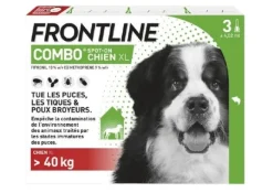 Pipette Combo pour chien XL de 40 à 60kg (x3) FRONTLINE