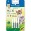 Pipettes insectifuges pour chaton jusqu'à 2kg (0,6 ml x 4)