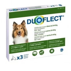 Pipettes antiparasitaire pour chien 20/40kg (x3) DUOFLECT