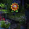 Pique décorative solaire Tournesol souriant