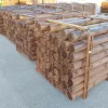 Piquet appointé chanfreiné Ø14cm 2,20m traité sels marron