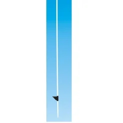 Piquet fibre de verre 1,25m Ø12 + talon