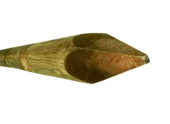 Piquet fraisé pointé en pin traité CL4 CTB b+ 2,50m Ø 8cm