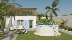 Piscine métal hors sol SAPHIR 4,85 x 1,20 m