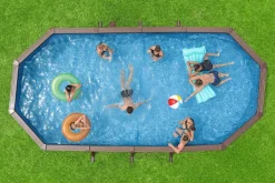 Piscine hors sol ovale Hydrium 730x360x130cm 27090L