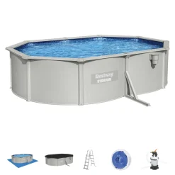 Piscine hors sol ovale Hydrium 500x360x120cm 16292L