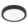 Plafonnier Fueva 5 Led 16.5W-2000lm noir Ø21cm EGLO