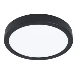 Plafonnier Fueva 5 Led 16.5W-2000lm noir Ø21cm EGLO