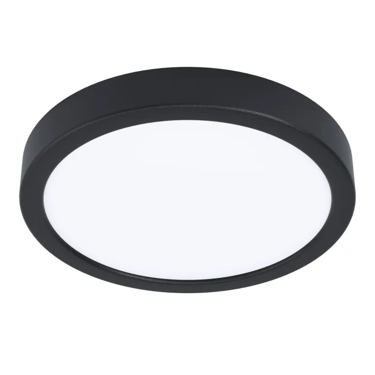 Plafonnier Fueva 5 Led 16.5W-2000lm noir Ø21cm EGLO