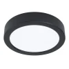 Plafonnier Fueva 5 led 11W 1350 lm 400k Ø16 cm noir