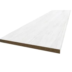 Plan de travail CPL 275 x 64 cm marbre blanc