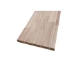 Plan de travail massif 200 x 65 cm Acacia