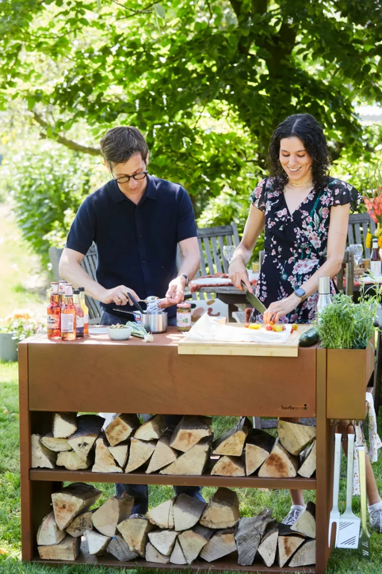 Plan de travail Nestor Buddy en acier BARBECOOK