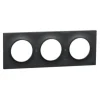 Plaque de finition Odace Styl 3 postes anthracite 71mm
