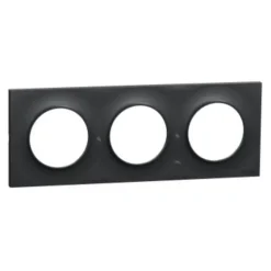 Plaque de finition Odace Styl 2 postes anthracite 71mm