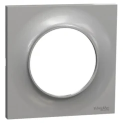 Plaque de finition Odace Styl 1 poste aluminium