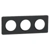 Plaque de finition Odace Touch 2 postes anthracite 71mm