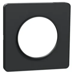 Plaque de finition Odace Touch 1 poste anthracite