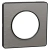 Plaque de finition Odace Touch 3 postes blanche 71mm