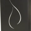 Plaque protection murale 860x1200mm noir flamme