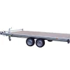 Plateau roues dessous 406x215 freiné 2 essieux PTAC : 3500kg