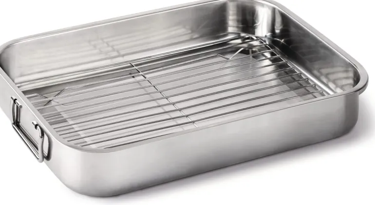 Plat en inox avec grille NAPOLEON