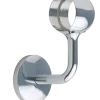 Platine coudée de jonction finition chromée