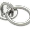 Platine fixation ronde avec anneau mobile (x2)