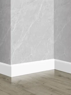 Plinthe PVC Blanc 2400 x 61 x 15 mm