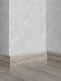 Plinthe PVC chêne grège 2400 x 61 x 15 mm