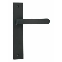 Poignée de porte Onyx bec de Cane zamak noir mat 195mm